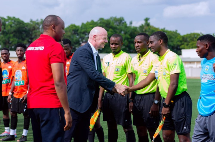 AS Kigali na Gasogi United ya KNC zagabaniye amanota imbere ya Perezida wa FERWAFA